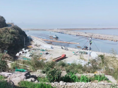 浙江金七門核電廠混凝土攪拌站及砂石廠臨時(shí)供電工程一階段順利送電！