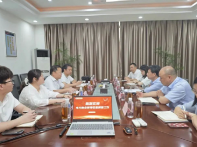 浙江電力協(xié)會領(lǐng)導(dǎo)來我公司調(diào)研指導(dǎo)工作！